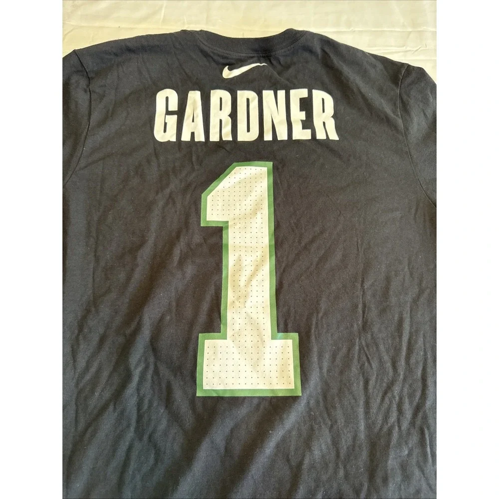 New York Jets Sauce Gardner #1 T-Shirt Nike Men's Sz M Black